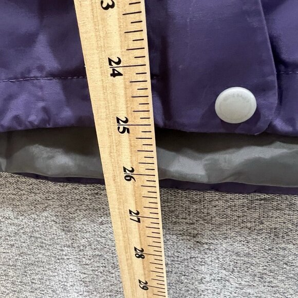Eddie Bauer Weather Edge 365 Jacket Women M Purple Waterproof Hooded Adjustable - Picture 8 of 16